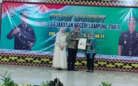 Pisah Sambut Kajari Lampung Timur: Pofrizal Pamit, Saptono Janji Perkuat Sinergi dan Pelayanan Publik