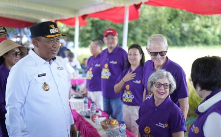 Groundbreaking Proyek Irigasi Rotary Global di Lampung Tengah, Dorong Ketahanan Pangan dan Ekonomi Desa