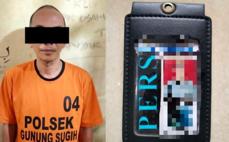Wartawan Gadungan Peras Warga Rp4 Juta di Gunung Sugih, Dibekuk Polisi