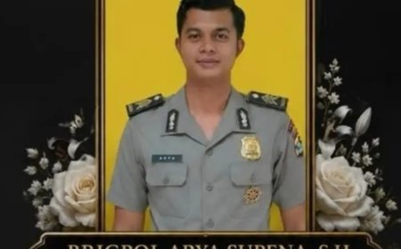 Brigadir Arya Tewas Ditembak Begal di Parkiran Toko Yussy Akmal Bandar Lampung