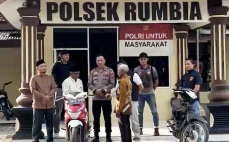 Polsek Rumbia Kembalikan Motor Curian ke Warga, Satu Unit Lagi Masih Cari Pemilik