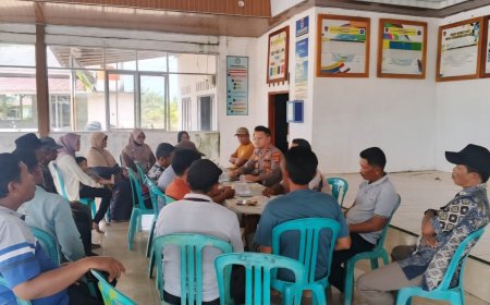 Kapolsek Mesuji Timur Gerak Cepat Redam Ketegangan Pasca Pembakaran Ponpes Nurul Jadid