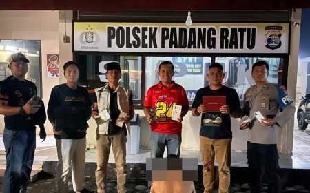 Bobol Rumah Warga, Pelaku Curat Dibekuk Tekab 308 Padang Ratu