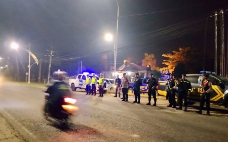 Patroli Gabungan Polres Lampung Tengah Perketat Keamanan Saat Libur Panjang