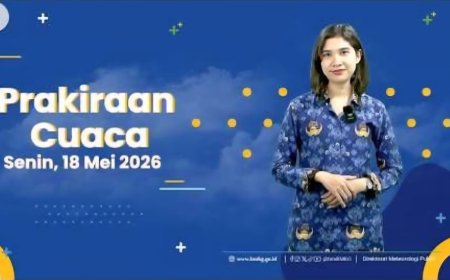 Sulawesi Utara Berpotensi Hujan Ekstrem, BMKG Imbau Waspada Cuaca 18 Mei 2026