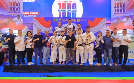 Polda Lampung Borong Empat Medali di Hari Pertama Judo Kapolri Cup 2026