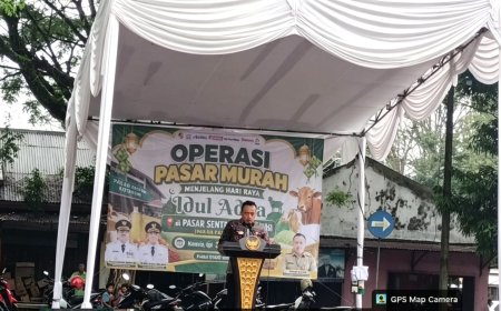 Tekan Inflasi, Pemkab Lampura Gelar Pasar Murah Bulanan di Kotabumi