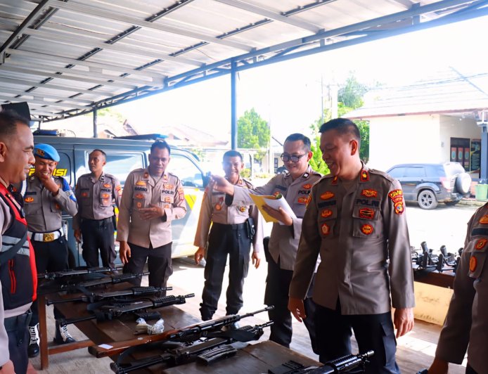 Polres Lampung Timur Perketat Pengawasan Senpi Laras Panjang, Wakapolres: “Wajib Dirawat dan Digunakan Sesuai Prosedur”