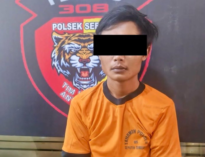 Polsek Seputih Surabaya Ringkus Pencuri Motor Gara-Gara Utang Judi Online