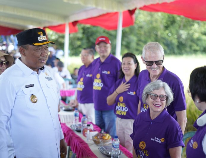 Groundbreaking Proyek Irigasi Rotary Global di Lampung Tengah, Dorong Ketahanan Pangan dan Ekonomi Desa