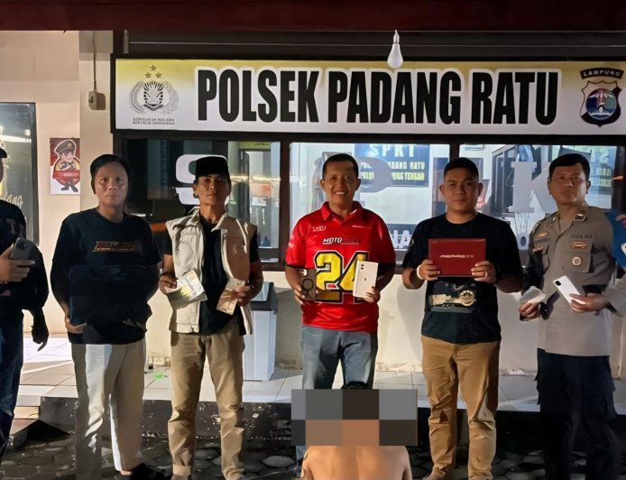 Bobol Rumah Warga, Pelaku Curat Dibekuk Tekab 308 Padang Ratu