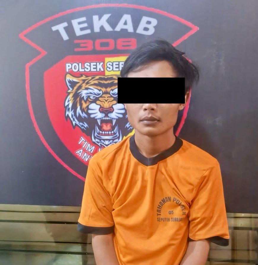 Polsek Seputih Surabaya Ringkus Pencuri Motor Gara-Gara Utang Judi Online