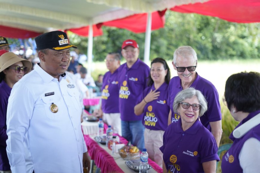 Groundbreaking Proyek Irigasi Rotary Global di Lampung Tengah, Dorong Ketahanan Pangan dan Ekonomi Desa
