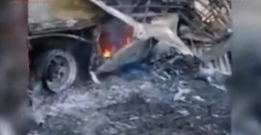 Bus ALS Terbakar dan Tabrak Truk Tangki di Muratara, 16 Orang Tewas
