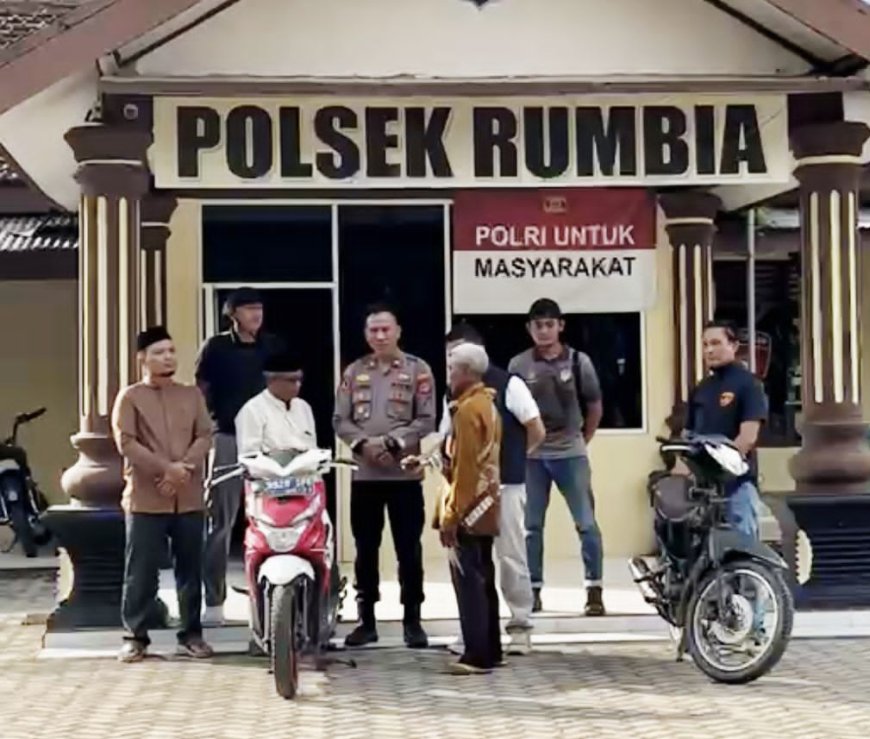 Polsek Rumbia Kembalikan Motor Curian ke Warga, Satu Unit Lagi Masih Cari Pemilik