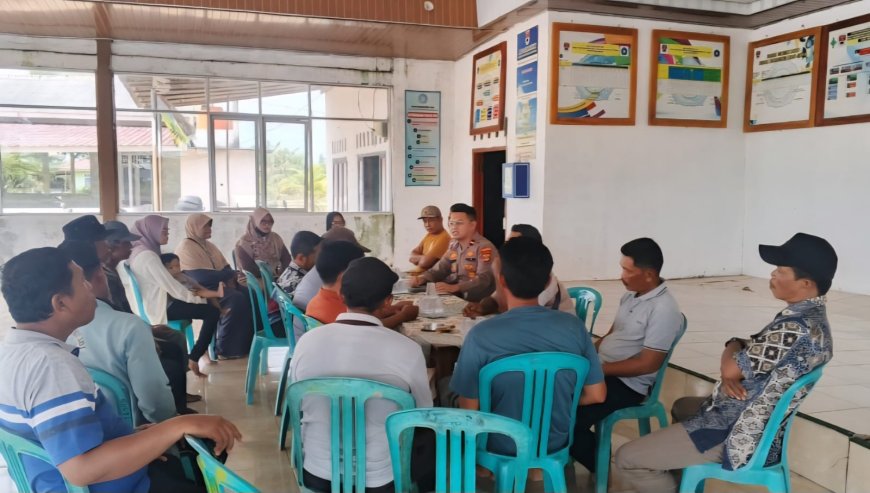 Kapolsek Mesuji Timur Gerak Cepat Redam Ketegangan Pasca Pembakaran Ponpes Nurul Jadid