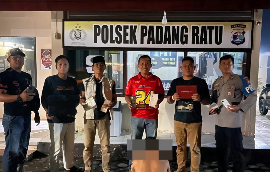 Bobol Rumah Warga, Pelaku Curat Dibekuk Tekab 308 Padang Ratu