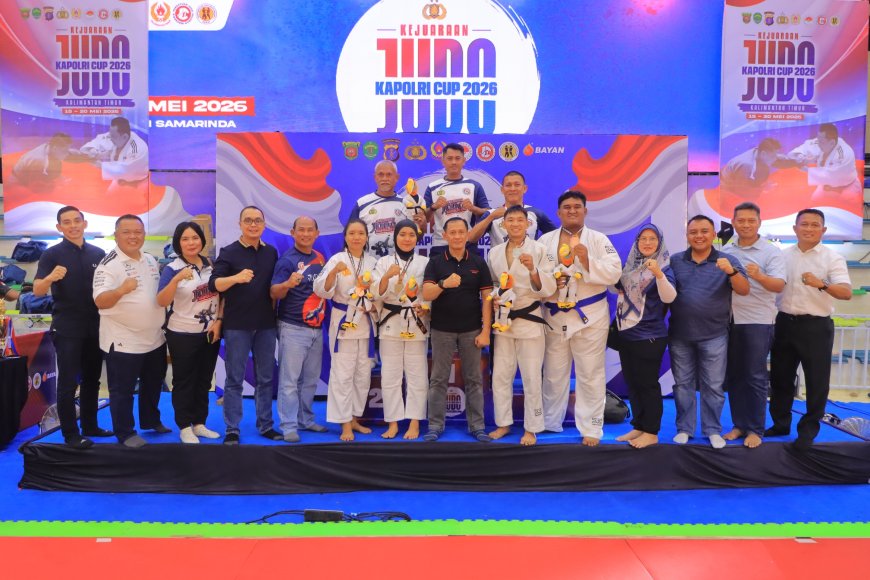 Polda Lampung Borong Empat Medali di Hari Pertama Judo Kapolri Cup 2026