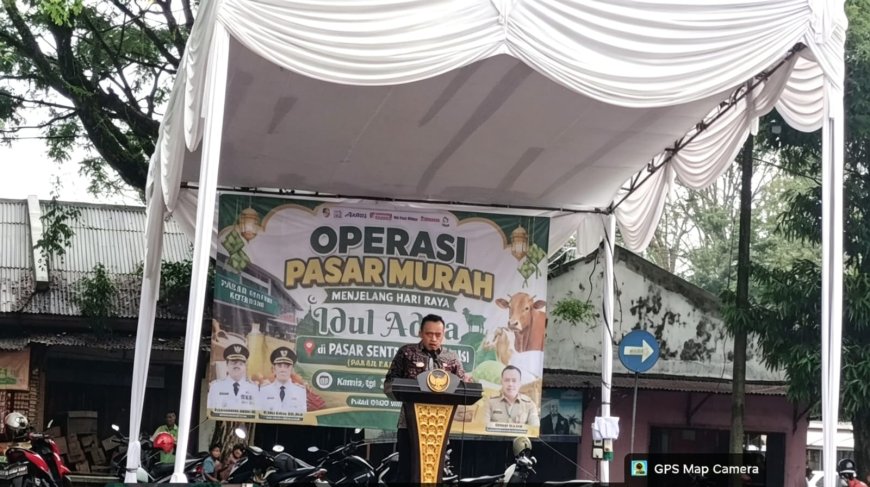 Tekan Inflasi, Pemkab Lampura Gelar Pasar Murah Bulanan di Kotabumi