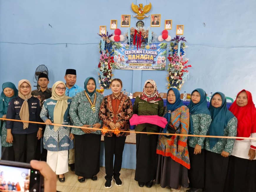 Sekolah Lansia Bahagia di Lampung Tengah Resmi Dibuka, Ni Ketut: “Lansia Harus Tetap Sehat dan Produktif”