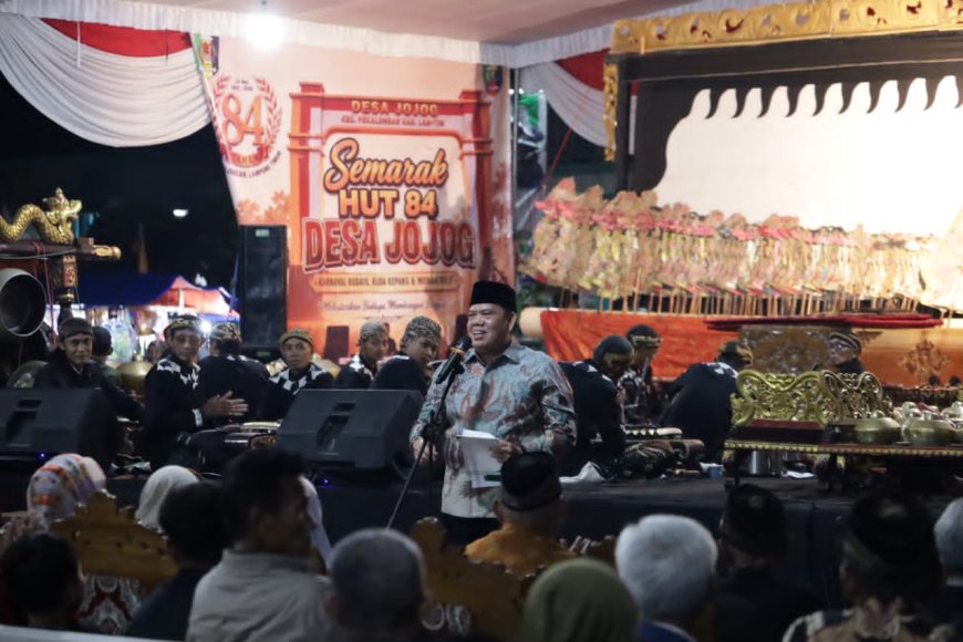Wayang Kulit Warnai HUT ke-84 Desa Jojog, Warga Tumpah Ruah Rayakan Kebersamaan