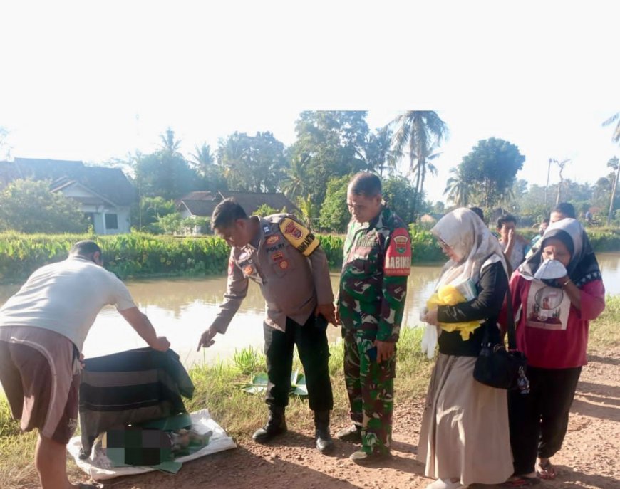 Mayat Bayi Laki-laki Ditemukan Membusuk di Irigasi Trimurjo, Diduga Sengaja Dibuang
