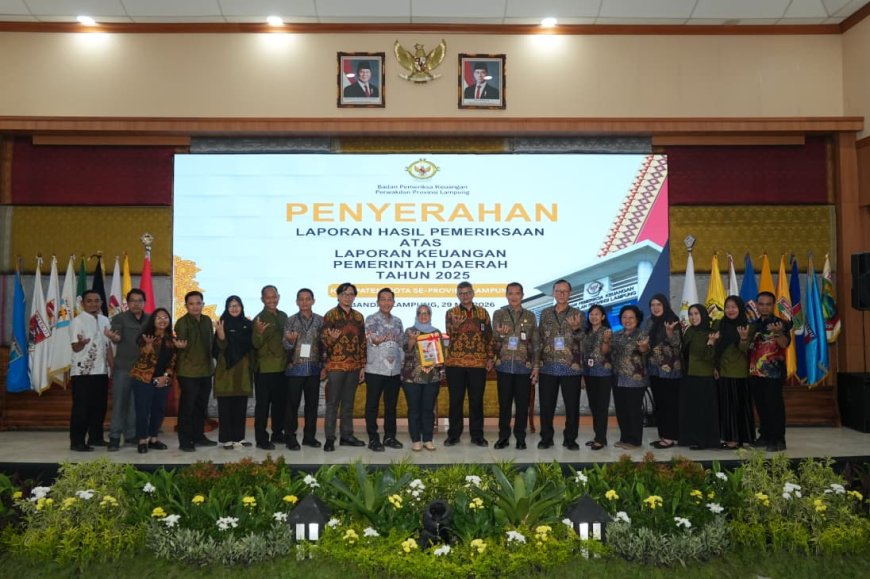 Lampung Timur Kembali Raih WTP, Delapan Kali Berturut-turut