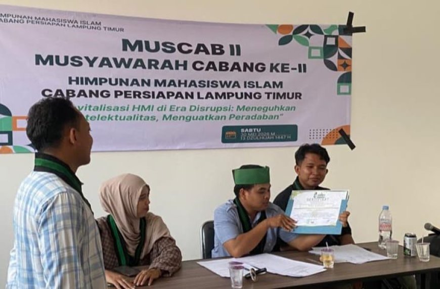 Wilu Gangga Terpilih Pimpin HMI Lampung Timur