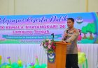 Kapolres Lampung Tengah Hadiri Pelepasan Siswa TK Kemala Bhayangkari 26 Tahun 2025–2026