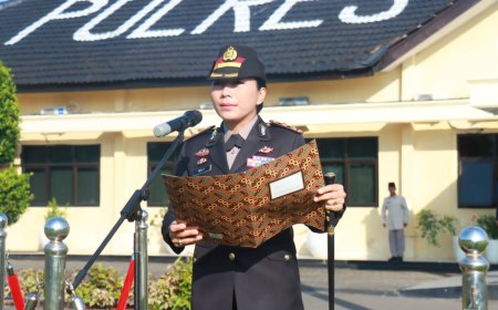 Kapolres Lampung Timur Pimpin Upacara Hari Lahir Pancasila 2026, Tekankan Nilai Persatuan dan Integritas Personel