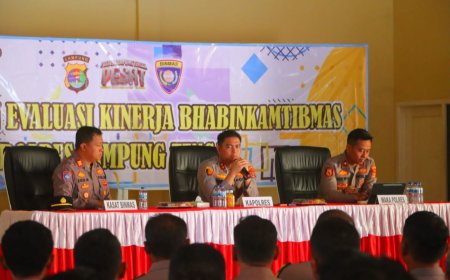 Kapolres Lampung Tengah Tegaskan Bhabinkamtibmas Harus Jadi Garda Terdepan dan Solusi Warga