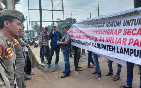 GIPAK Geruduk Kejari Lampung Timur, Desak Kasus DLH Rp24 Miliar Naik ke Penyidikan