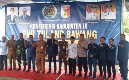 Konferkab IX PWI Tulang Bawang Digelar, Dua Calon Siap Rebut Kursi Ketua