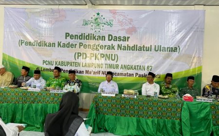 PD-PKPNU Angkatan 87 Resmi Dibuka di Pasir Sakti, Diikuti 104 Peserta