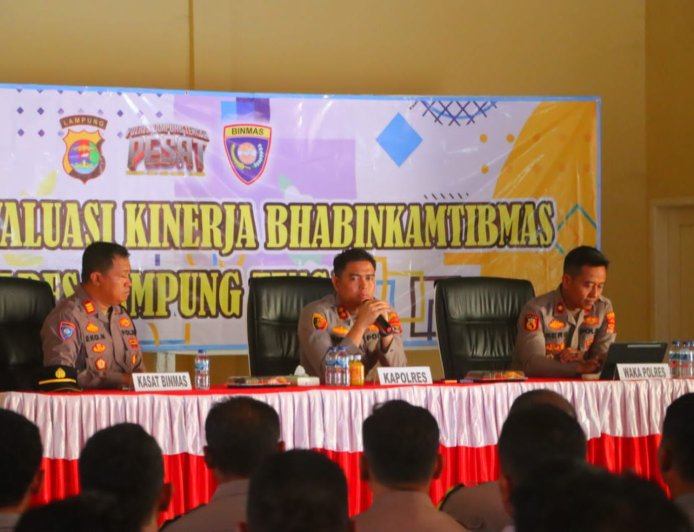 Kapolres Lampung Tengah Tegaskan Bhabinkamtibmas Harus Jadi Garda Terdepan dan Solusi Warga
