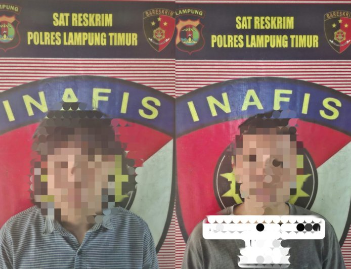 Viral di Media Sosial, Dua Pelaku Begal di Lampung Timur Akhirnya Menyerahkan Diri ke Polisi
