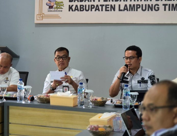 Audiensi TAPD: BLUD Kesehatan Lamtim Perlu Ditingkatkan, Braja Selebah Pimpin Capaian PBB-P2