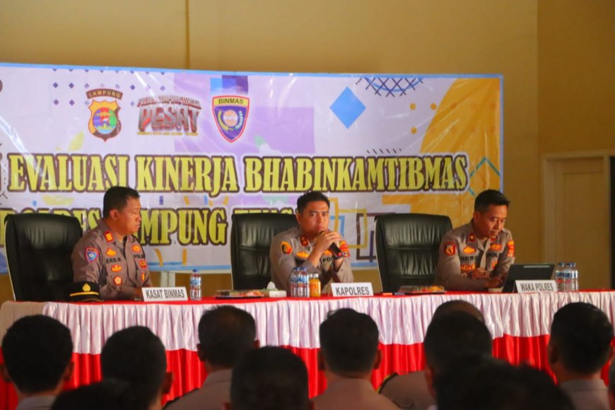 Kapolres Lampung Tengah Tegaskan Bhabinkamtibmas Harus Jadi Garda Terdepan dan Solusi Warga