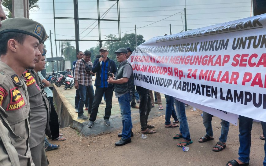 GIPAK Geruduk Kejari Lampung Timur, Desak Kasus DLH Rp24 Miliar Naik ke Penyidikan