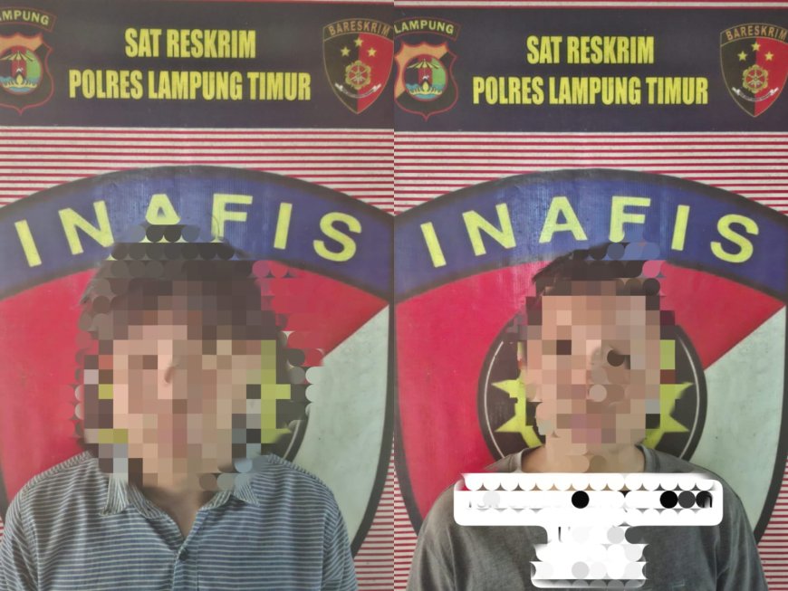 Viral di Media Sosial, Dua Pelaku Begal di Lampung Timur Akhirnya Menyerahkan Diri ke Polisi