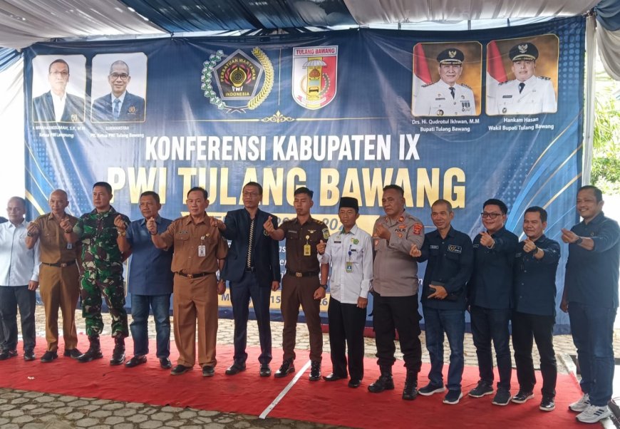 Konferkab IX PWI Tulang Bawang Digelar, Dua Calon Siap Rebut Kursi Ketua