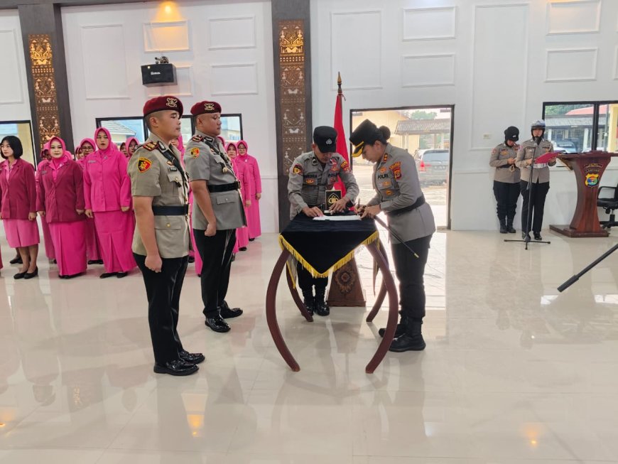Polres Lampung Timur Gelar Sertijab Kasat Reskrim, Tonggak Penyegaran Organisasi dan Penguatan Kinerja