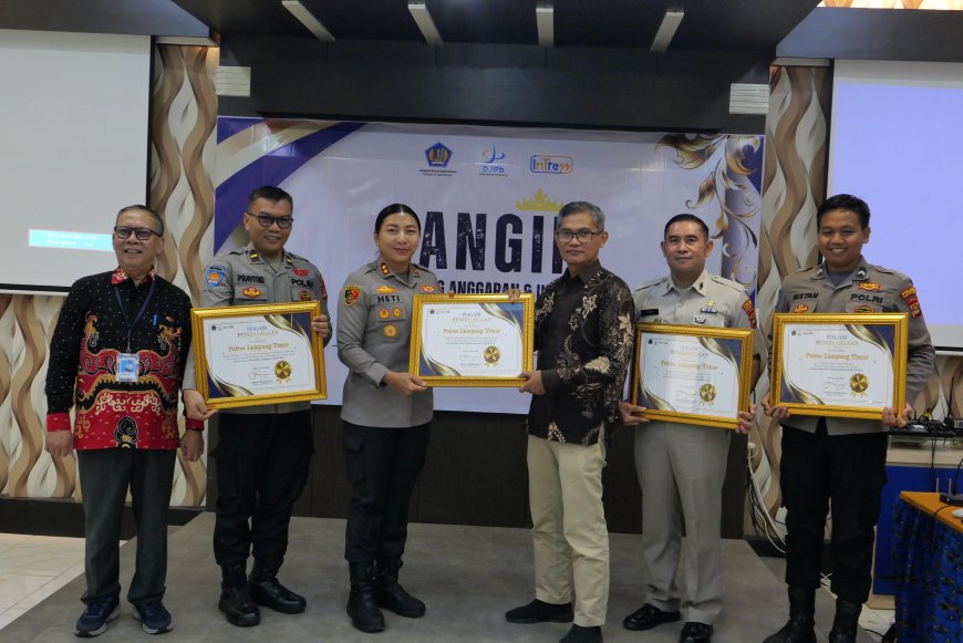 Polres Lampung Timur Borong Empat Penghargaan Bergengsi di KPPN Metro Awards 2025