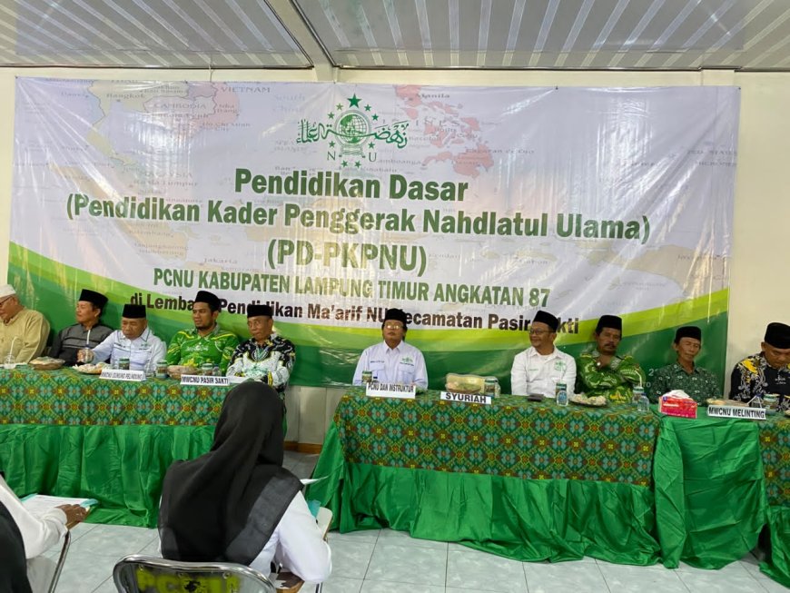 PD-PKPNU Angkatan 87 Resmi Dibuka di Pasir Sakti, Diikuti 104 Peserta