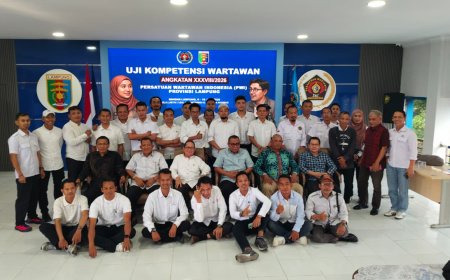 31 Wartawan Dinyatakan Kompeten, UKW PWI Lampung Tegaskan Pentingnya Integritas dan Kualitas Jurnalisme