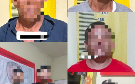 Gempur Peredaran Gelap Narkoba, Polsek Labuhan Maringgai Ringkus Enam Tersangka dalam Semalam