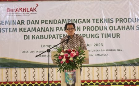 Wamenperin Dorong Hilirisasi Singkong, Lampung Timur Dibidik Jadi Sentra Industri Olahan Berdaya Saing
