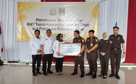 Kejari Lampung Timur Selamatkan Aset Rp5,5 Miliar dan Serahkan Penetapan Perwalian Anak