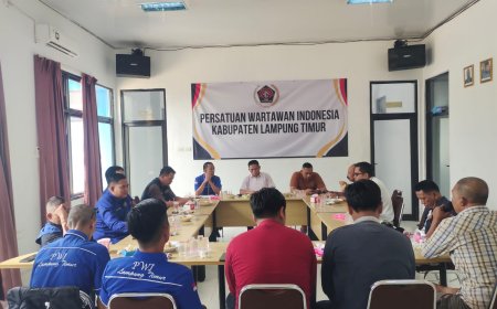 PWI Lampung Timur Siap Gelar Uji Kompetensi Wartawan pada September Mendatang