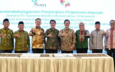 Akhiri Polemik, Pemkab Lampung Utara Resmi Teken Pinjaman Rp140 Miliar untuk Infrastruktur Jalan